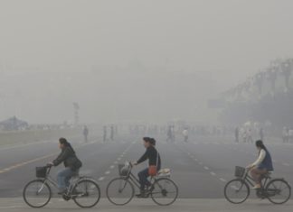 Katasztrofális a kínai levegő