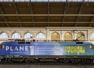 Bemutatták az első Planet Budapest 2021 mozdonyt