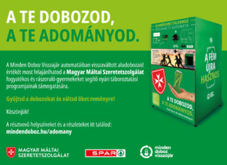 Nemes célt szolgálnak a SPAR-ba visszavitt aludobozok