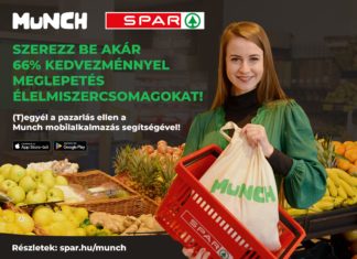 A SPAR és a Munch együtt tesz az élelmiszerpazarlás csökkentéséért
